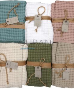 Asciugamano con ospite nido d'ape Nettare Fazzini