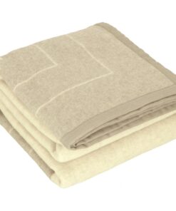 coperta matrimoniale Swan beige1