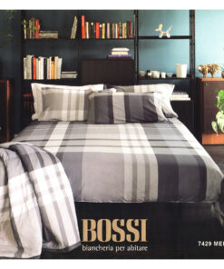Copripiumino Bossi 7429 Menphis tinto filo
