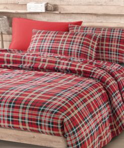 Copripiumino tartan Gabel Louis rosso
