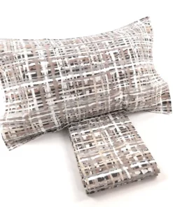 Copripiumino percalle Fazzini Coco tortora