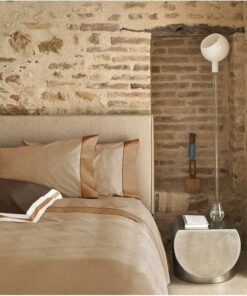 Lenzuolo matrimoniale Fazzini Sashiko biscotto 4