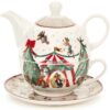 Teiera con tazza e piattino Bear wonderland