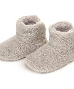 pantofole agnellate grigio