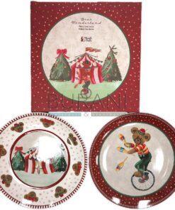piatti decorati Bear in scatola