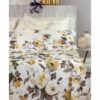 Lenzuolo copriletto matrimoniale Blumarine Adele giallo