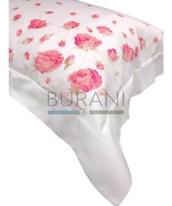 Lenzuolo copriletto matrimoniale Blumarine Sogno salmone