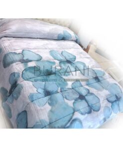 Trapunta matrimoniale invernale Gabel Etereo verde acqua