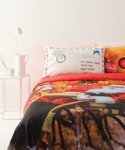 copripiumino matrimoniale natalizio bassetti North Pole