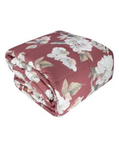 trapunta invernale Peony amaranto