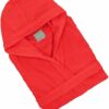 Accappatoio leggero bambino Origami Travel junior Somma rosso