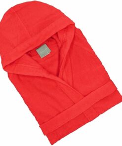 Accappatoio leggero bambino Origami Travel junior Somma rosso