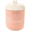 Biscottiera Petit amour rosa