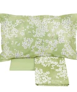 Lenzuolo percalle Fazzini kimono verde 3