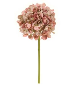 Ortensia artificiale rosa antico