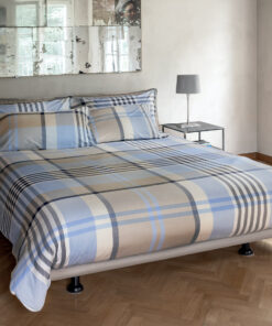 Lenzuola Bossi Lucan 7444 tinto filo - Escluso lenzuolo inferiore