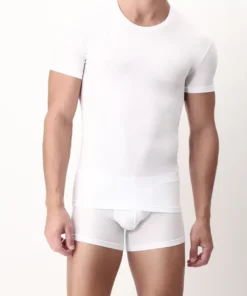 Maglietta girocollo modal bianco Perofil vprt00014