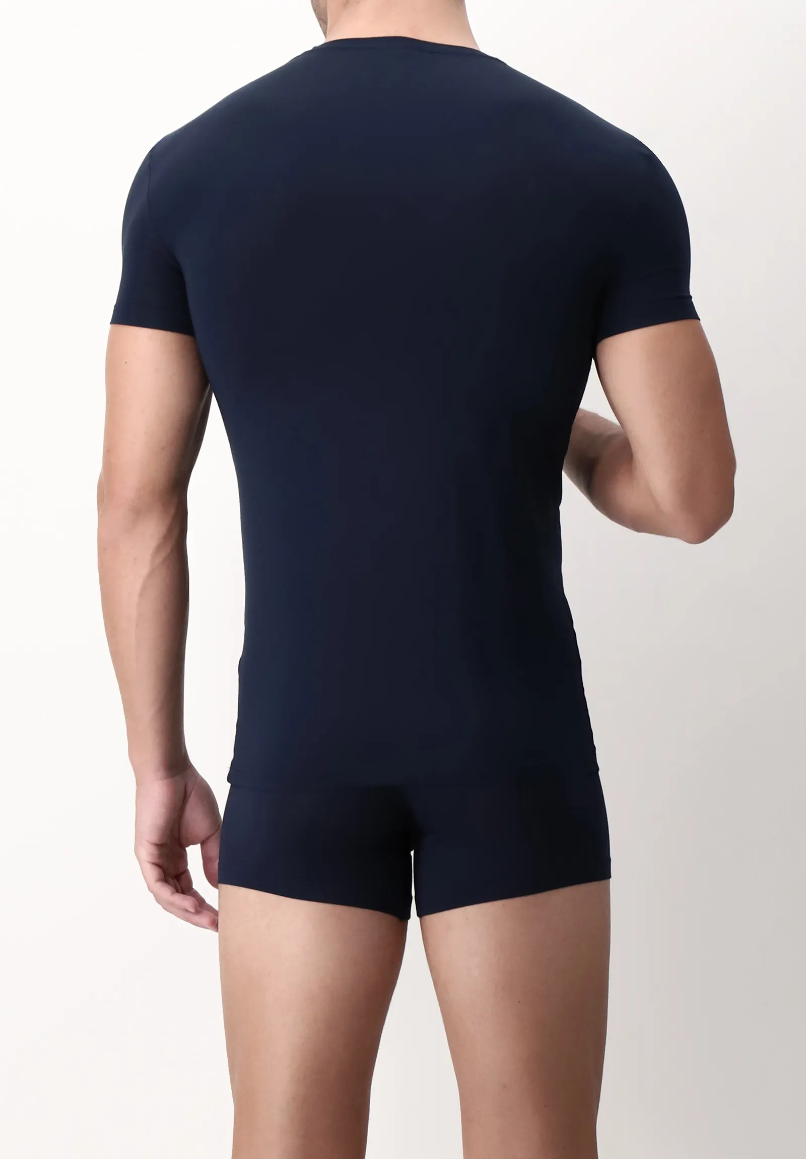 Maglietta uomo modal girocollo Perofil vprt00014 Blu