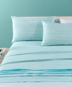 lenzuola Caleffi offerta Atlanta blu