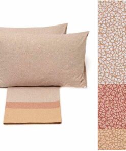 sconto set lenzuola Caleffi Avana ambra