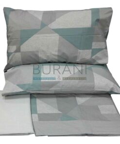 Lenzuola estive copriletto grigie