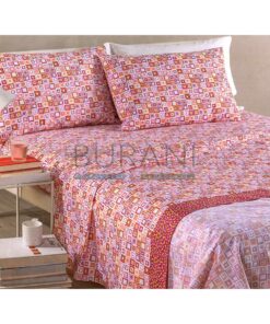 Lenzuola cotone Caleffi Mirta ROSA 1