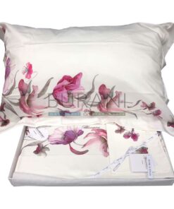 Lenzuolo Blumarine matrimoniale Florette ribes