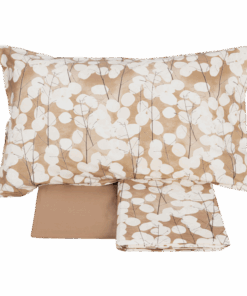 Alternative view of Lenzuolo copriletto matrimoniale Fazzini Lunaria biscotto 4 percalle