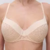 Reggiseno chantelle norah c13f90-onl beige dore
