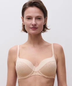 Reggiseno chantelle norah c13f90-onl beige dore