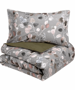 copripiumino Fazzini Napoli Sabi grigio verde 3.2