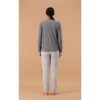 pigiama invernale da donna 6P85063 grigio Mariplayd
