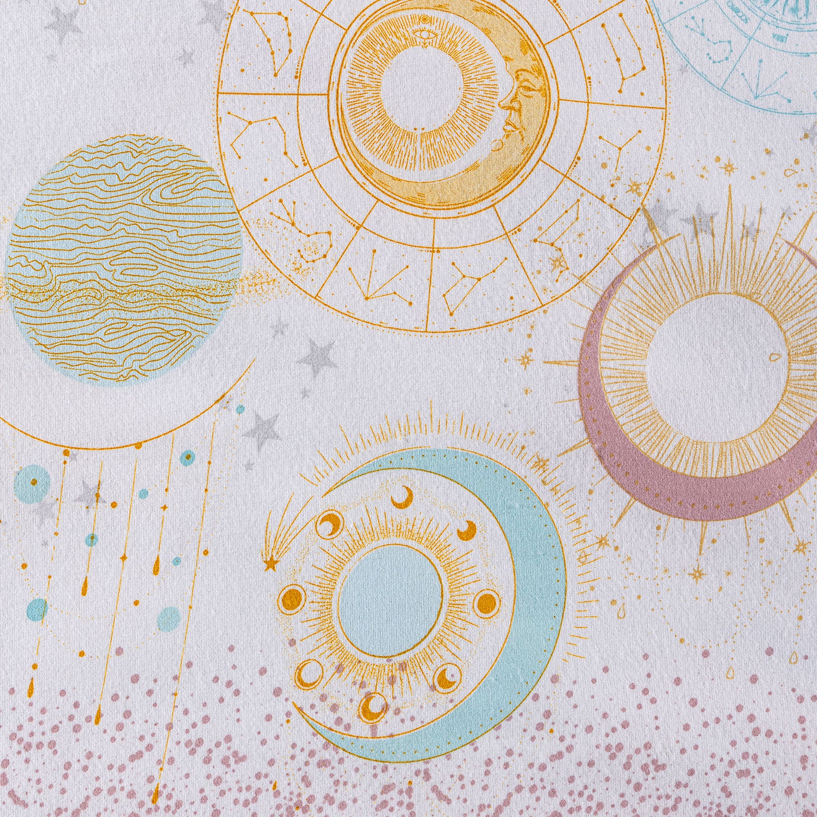 Lenzuolo FLANELLA Caleffi Luna oro .3