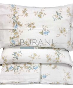 Lenzuolo FLANELLA matrimoniale Caleffi Fiordaliso azzurro