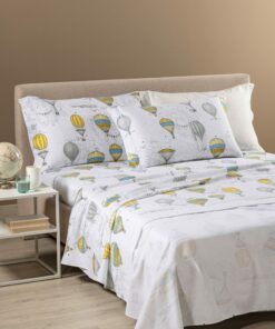 Lenzuolo FLANELLA Caleffi Volo oro