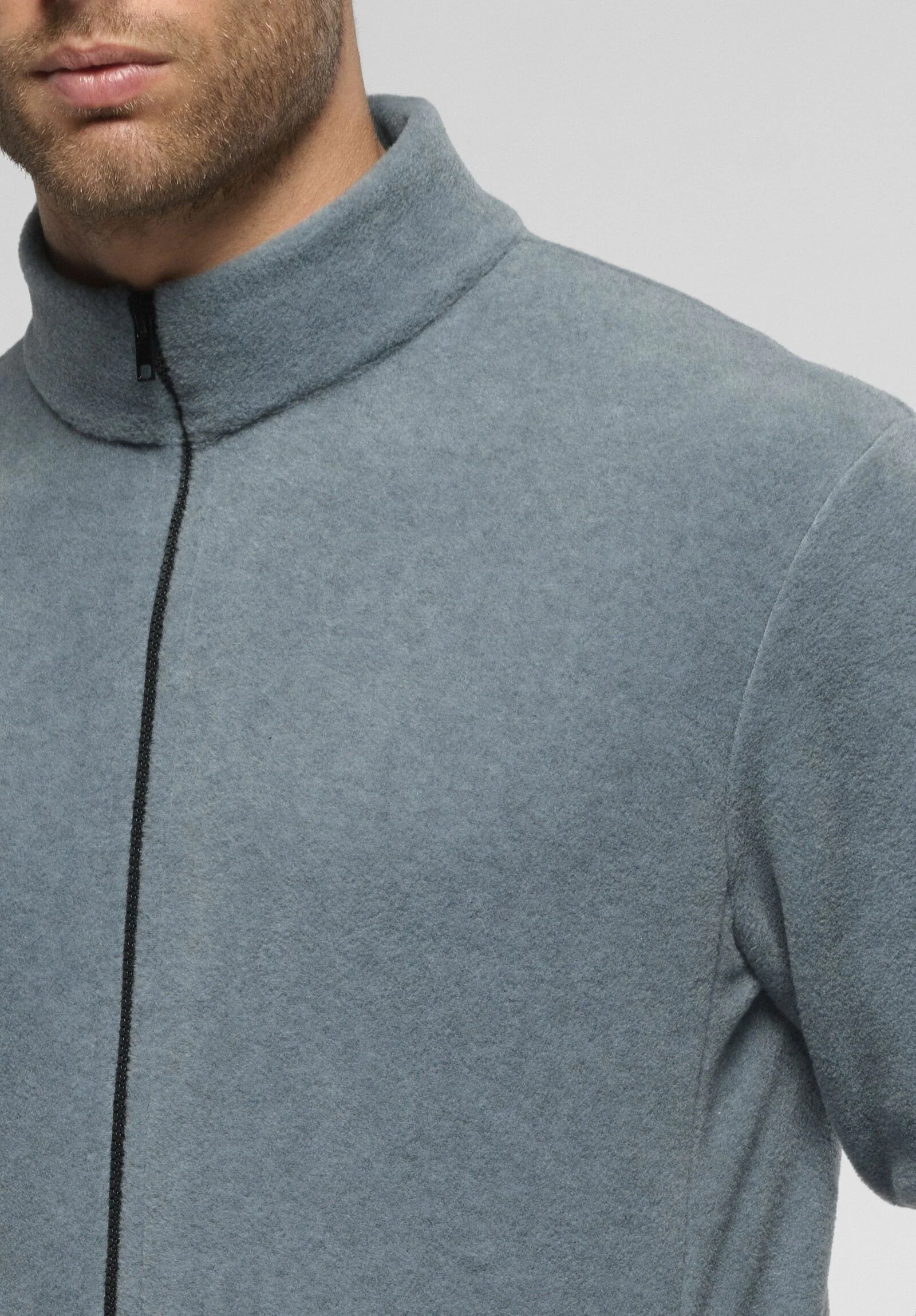 Giubbino pile uomo vprt92382 grigio .1