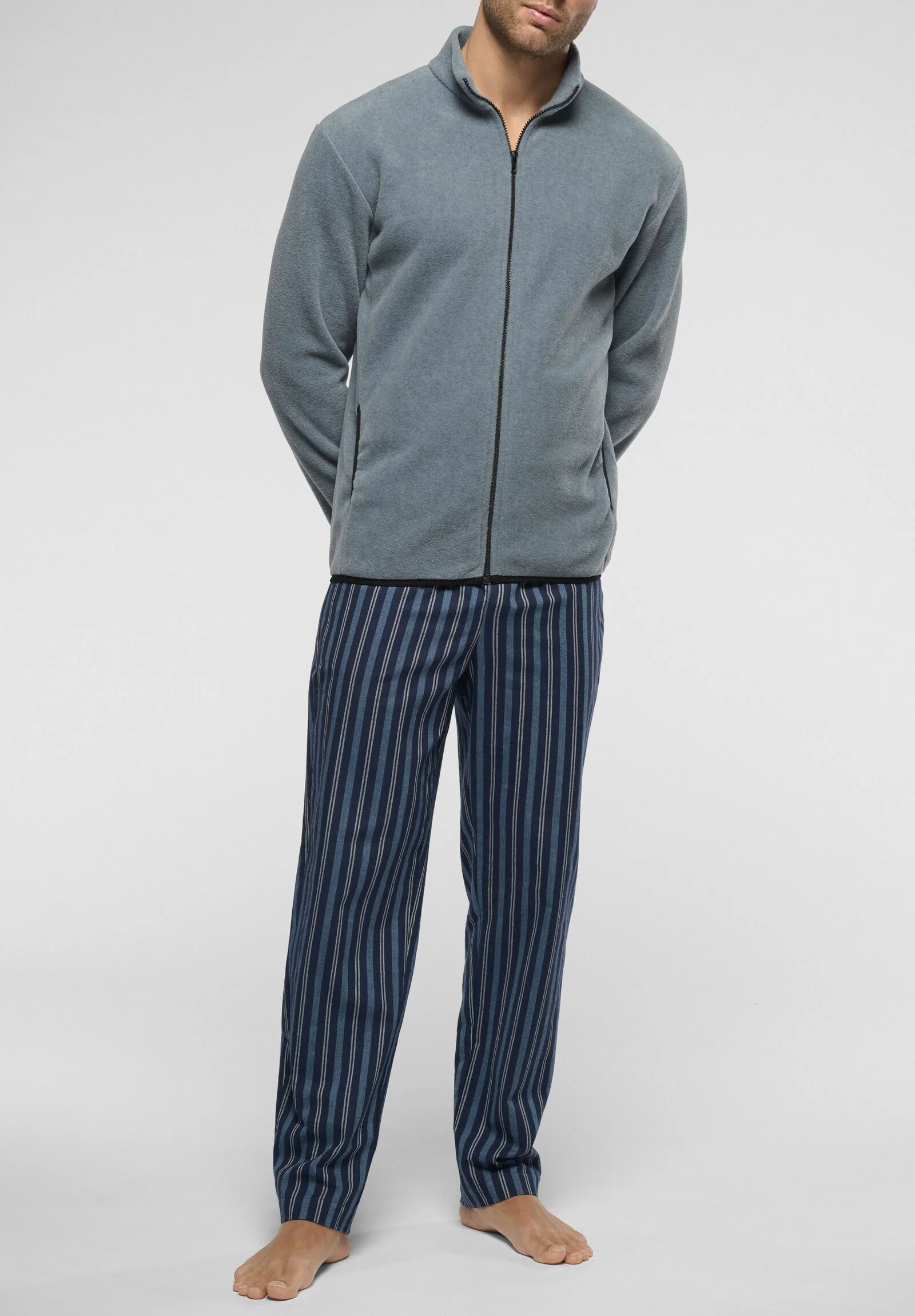 Giubbino pile uomo vprt92382 grigio .1