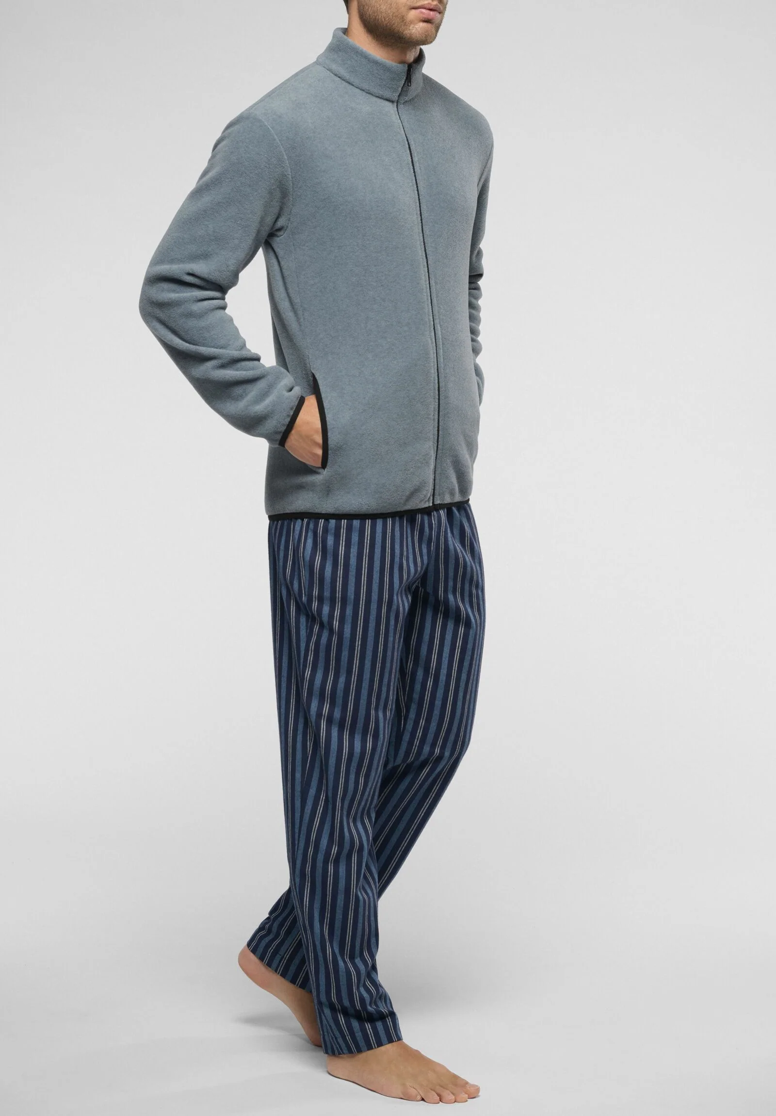 Giubbino pile uomo vprt92382 grigio .1