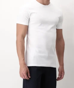 maglia intimo uomo girocollo caldo cotone bianco vprt91156-3_1