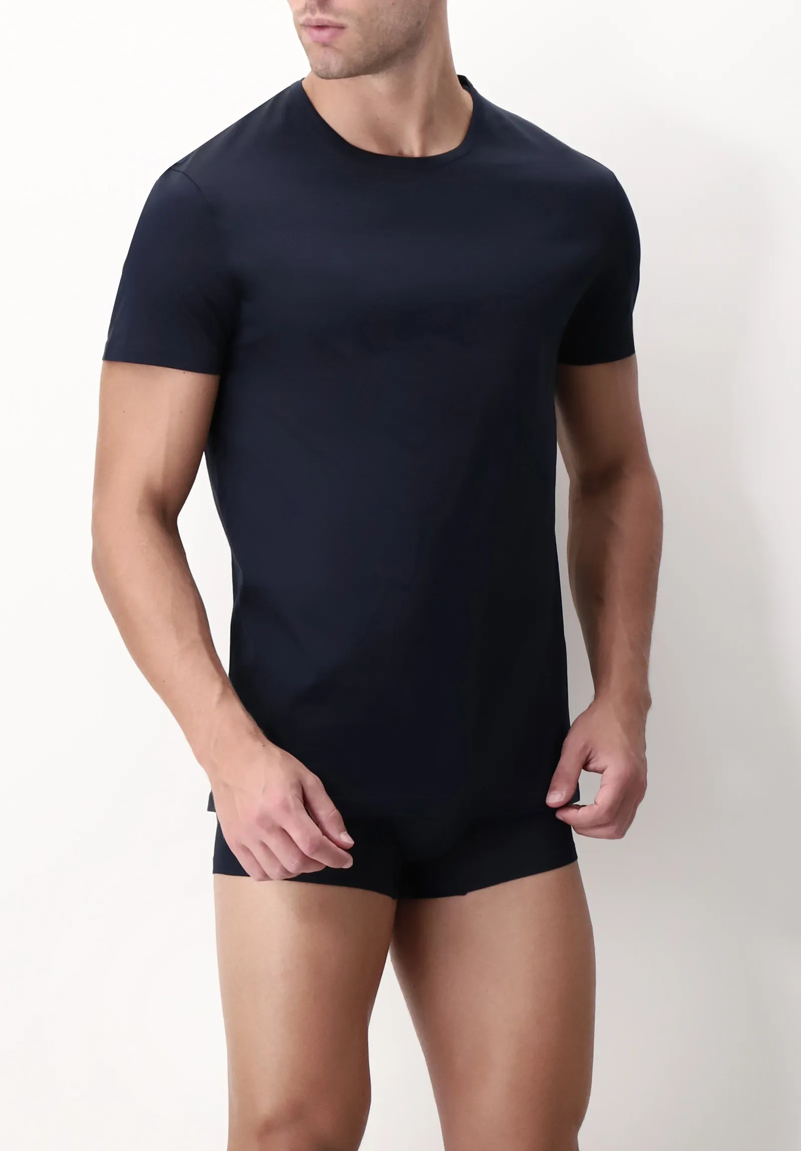 Maglia uomo filo di Scozia blu vprt00320