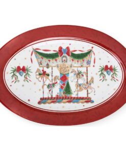 Piatto portata natalizio