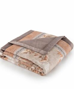 Plaid Bassetti Granfoulard acquaforte-terracotta