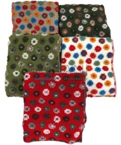 Plaid lana cotta Margherite