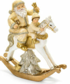 cavallo dondolo babbo natale shk251702