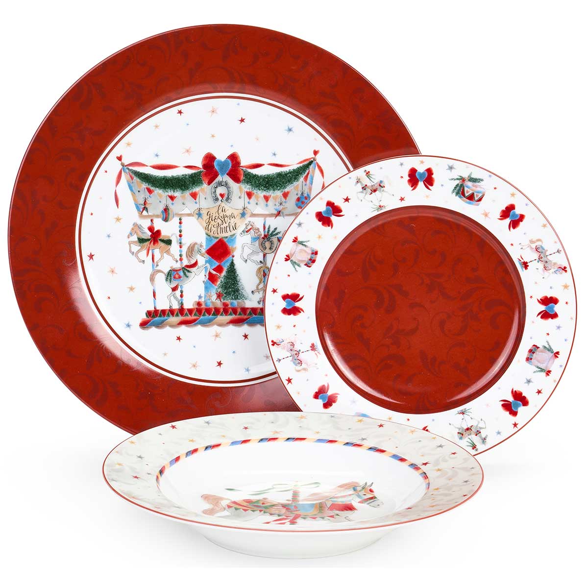 servizio tavola di Natale