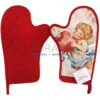 Guanto forno natalizio Messaggeri del Cuore
