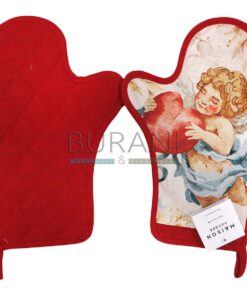 Guanto forno natalizio Messaggeri del Cuore