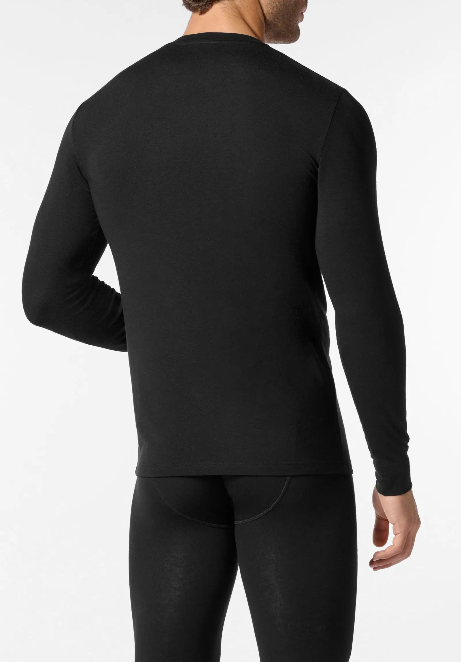 Maglia Uomo Girocollo Lana VPRT93255 NERO .3