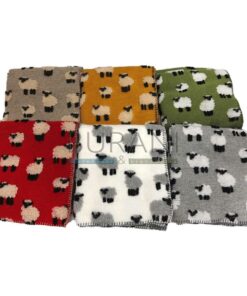 Plaid lana cotta percorelle