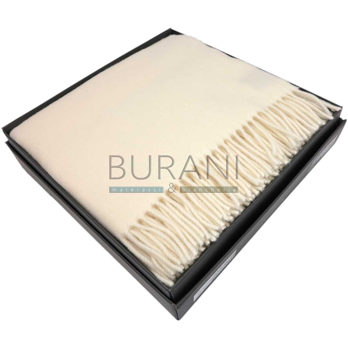 Plaid lana somma Modena PANNA